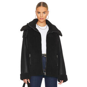 Unreal Fur Symbiosis Faux fur Shearling Jacket Size S NWT $399msrp